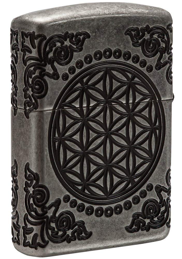 Zippo Armor Tree of Life Design Pocket Lighter 29670 xách tay