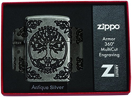Zippo Armor Tree of Life Design Pocket Lighter 29670 catalog 2018