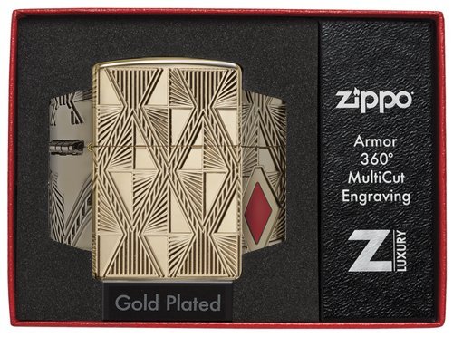 Zippo Armor Deep Carve Lighters 29671 chính hãng uy tín