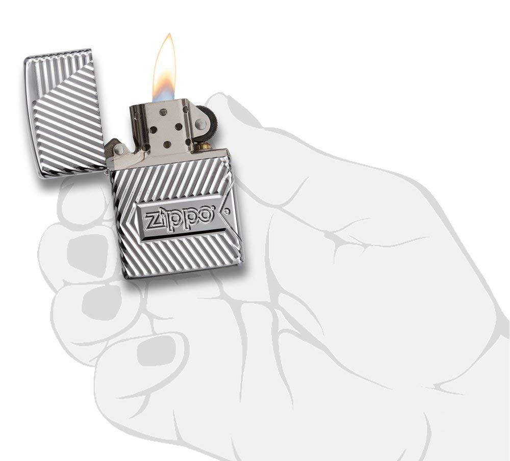 Zippo Logo Design Lighters 29672 nhập khẩu mỹ usa hoa kỳ