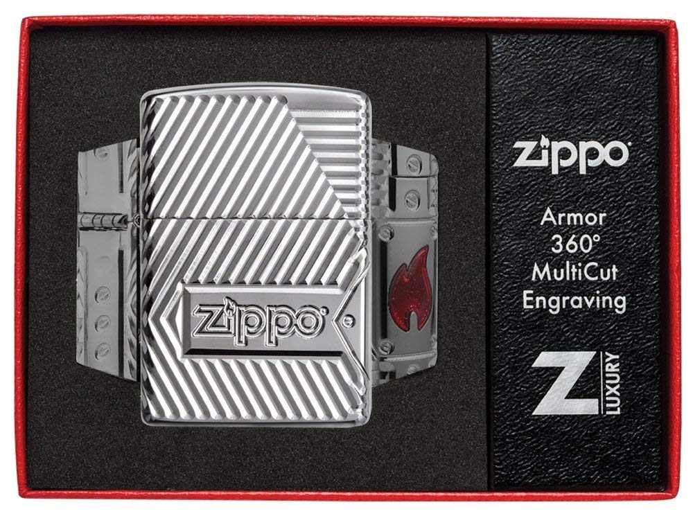 Zippo Logo Design Lighters 29672 món phụ kiện độc đáo cho các quý ông
