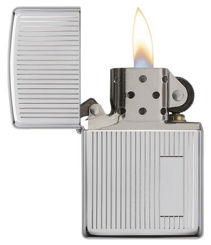 Zippo Engine Turned Polished Chrome nhẹ nhàng tinh tế cho ohuj nữ