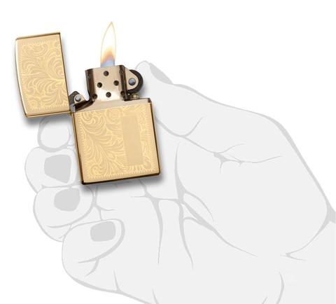 Zippo Venetian Brass món quà tặng chồng