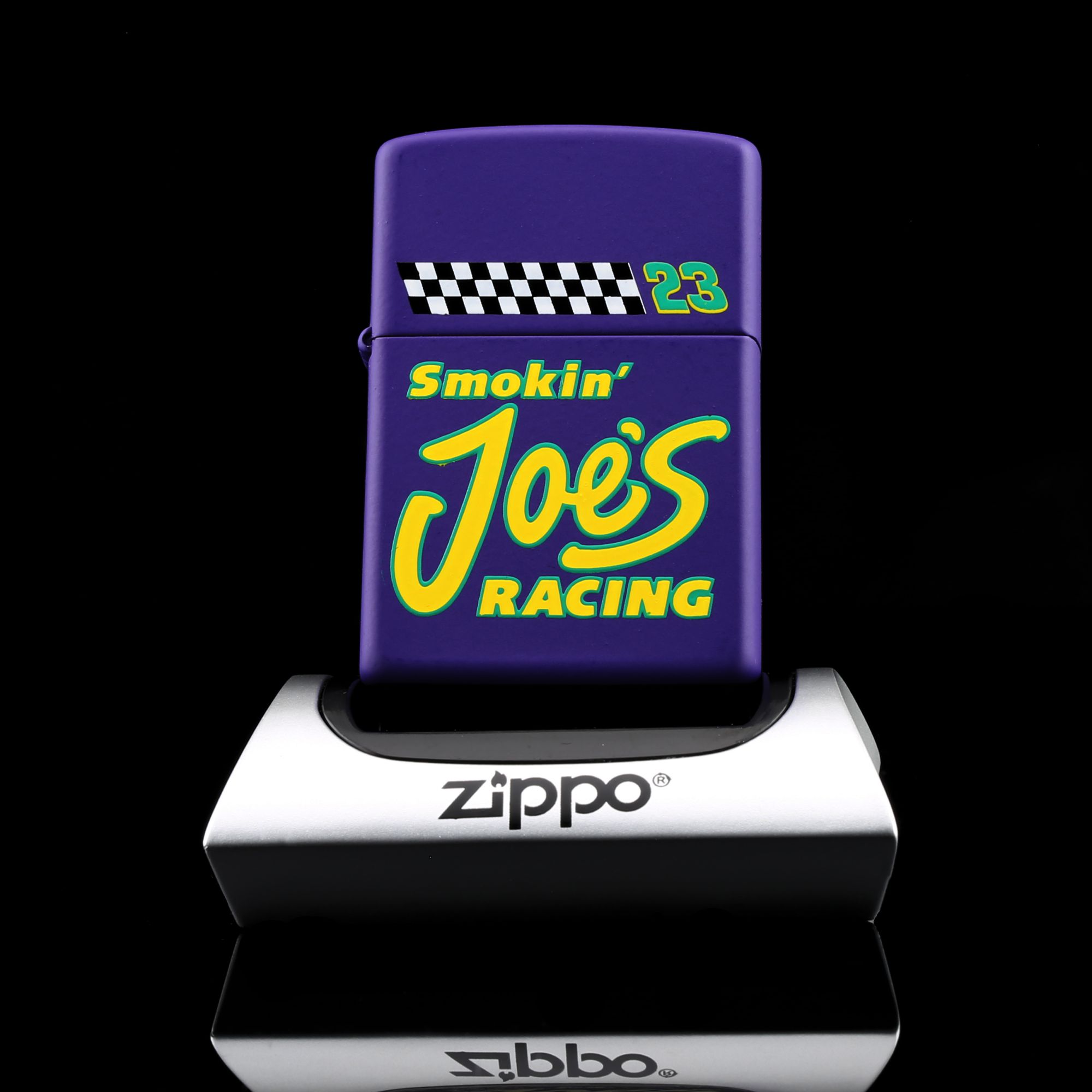Zippo-CAMEL-PURPLE-MATTE-SMOKIN-JOES-RACING-23-H-X-1991-zippo-la-ma-mau-tim-in-logo-la-da-camel-son-tinh-dien-dua-xe-joes-cua-hang-zippo-chuyen-banzippo-co-doc-quyen-sieu-hiem-phien-ban-gioi-han-tai-viet-nam