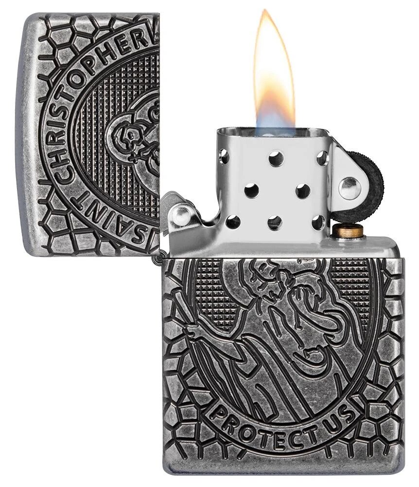 zippo-armor-st-christopher-medal-design-49160-qua-tang-y-nghia