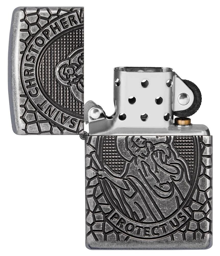 zippo-armor-st-christopher-medal-design-49160-qua-tang-nguoi-dao-chua