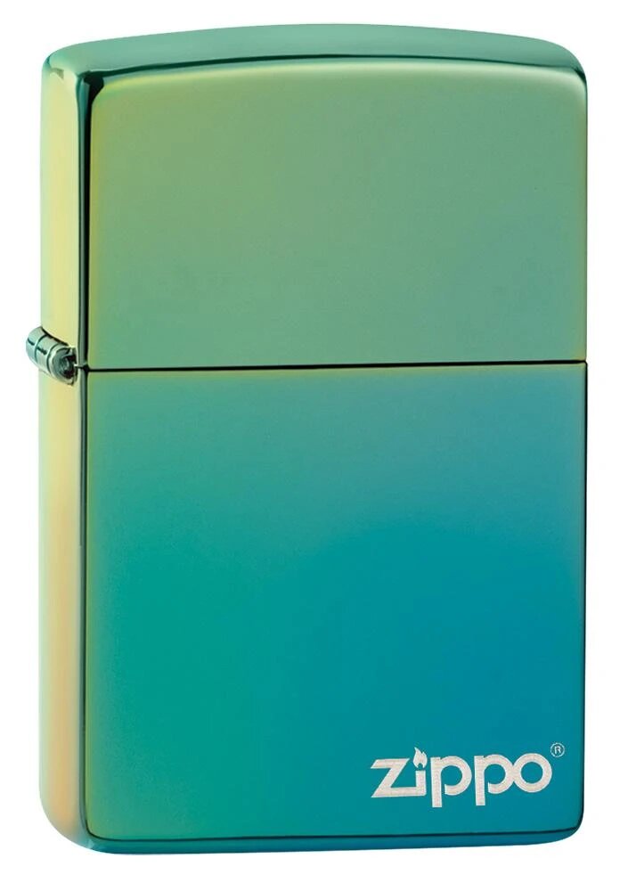 zippo-high-polish-teal-zippo-logo-49191ZL