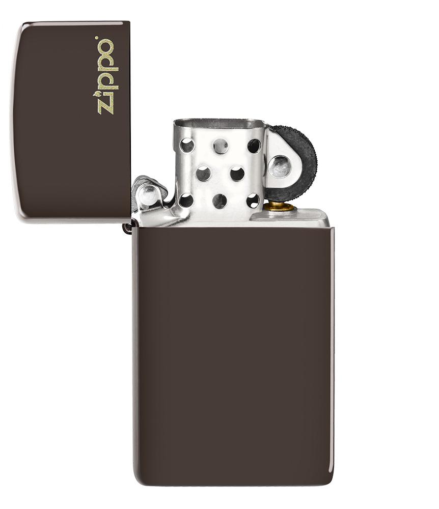 bat-lua-zippo-slim-brown-zippo-logo-49266ZL-mau-nau-hat-de-dong-mini