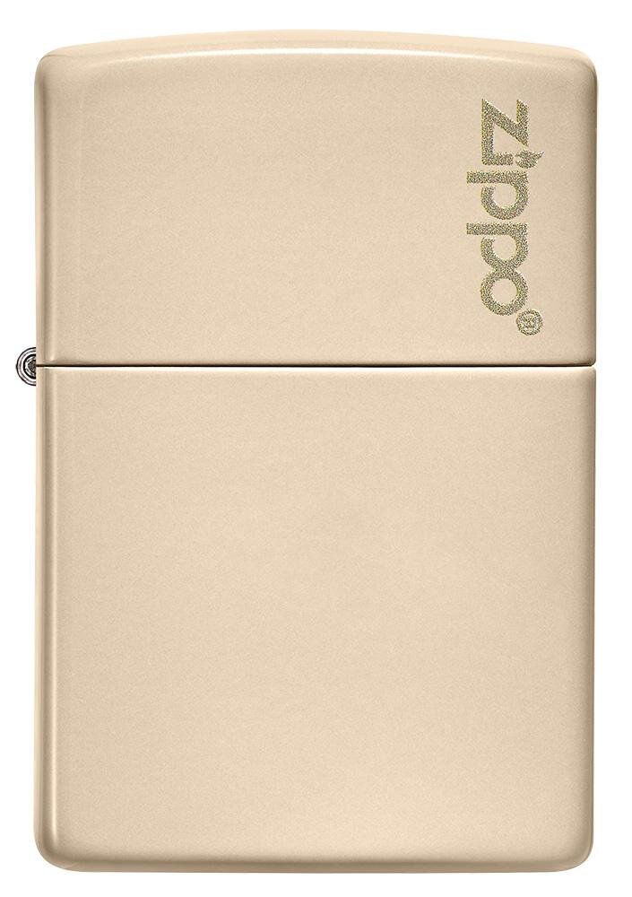 bat-lua-zippo-classic-flat-sand-zippo-logo-49453ZL-mau-cat