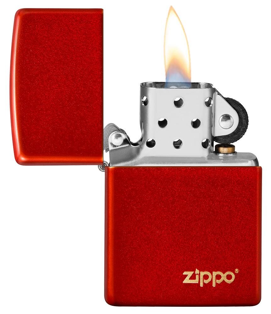 bat-lua-zippo-classic-metallic-red-zippo-logo-49475zl-son-tinh-dien-mau-do-anh-kim