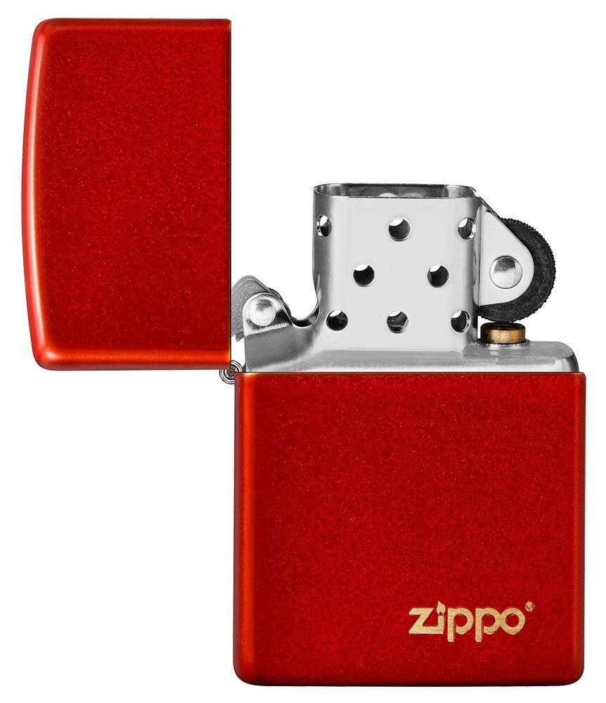 bat-lua-zippo-classic-metallic-red-zippo-logo-49475zl-son-tinh-dien-mau-do