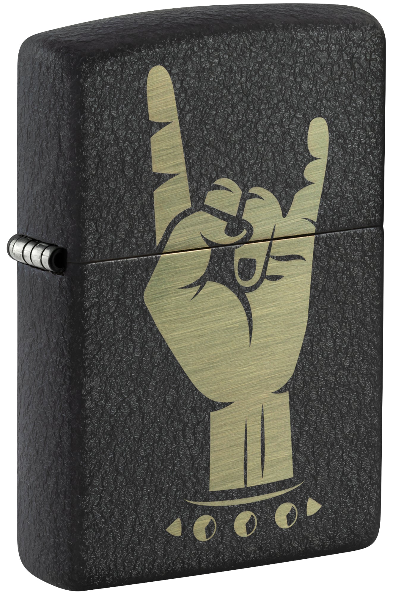 hop-quet-zippo-47008-rock-on-black-crackle