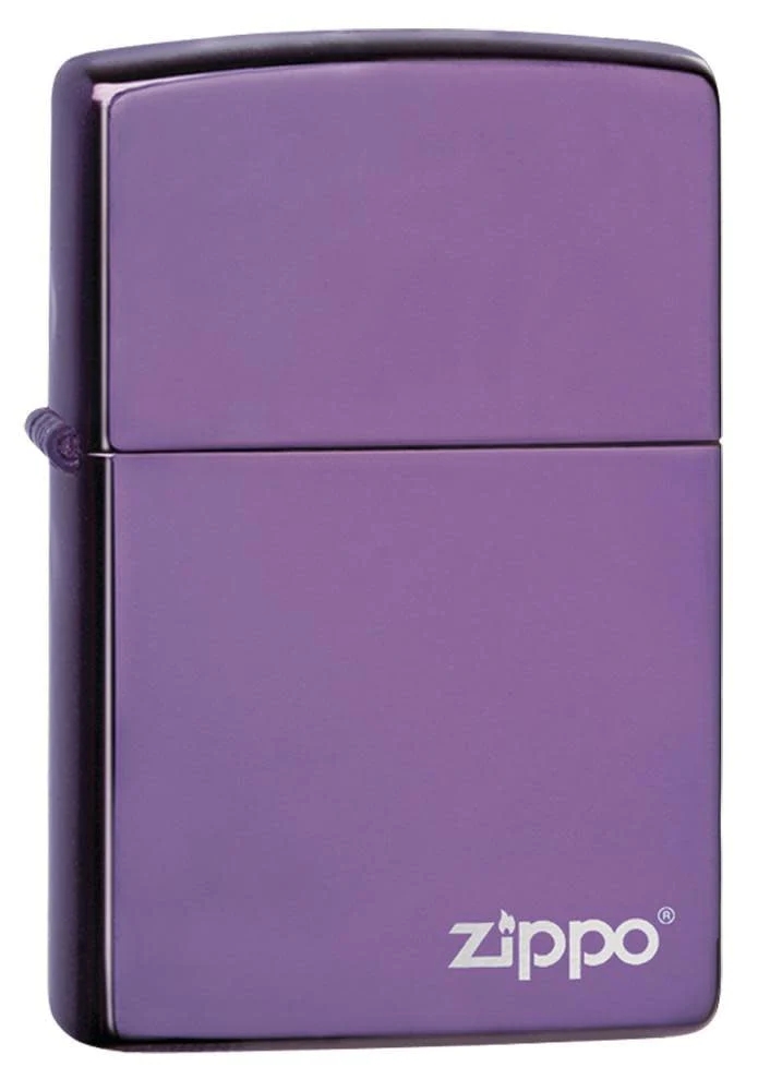 bat-lua-zippo-24747ZL-classic-high-polish-purple-zippo-logo