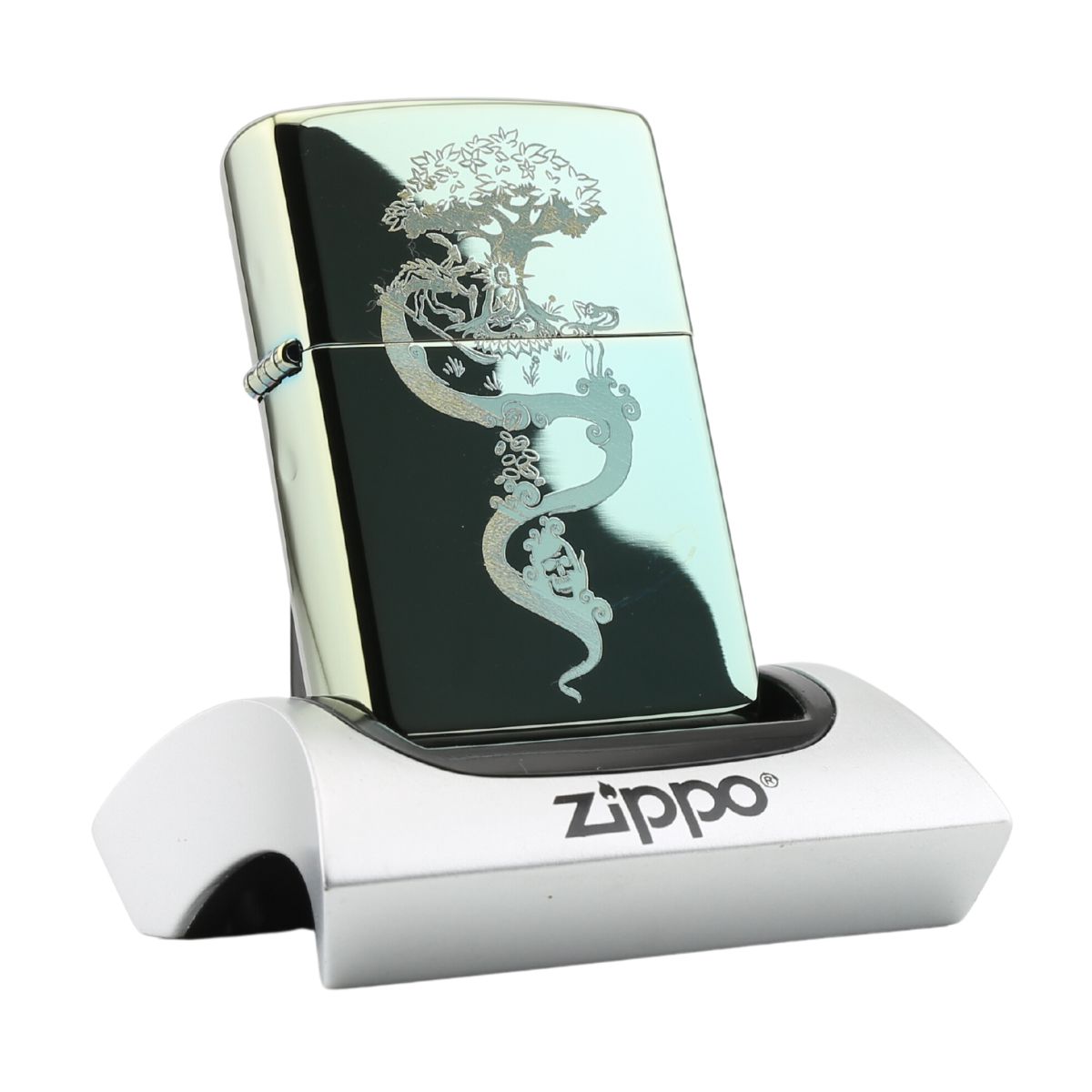 Zippo Khắc Phật Và Quỷ Cám Dỗ Mara
