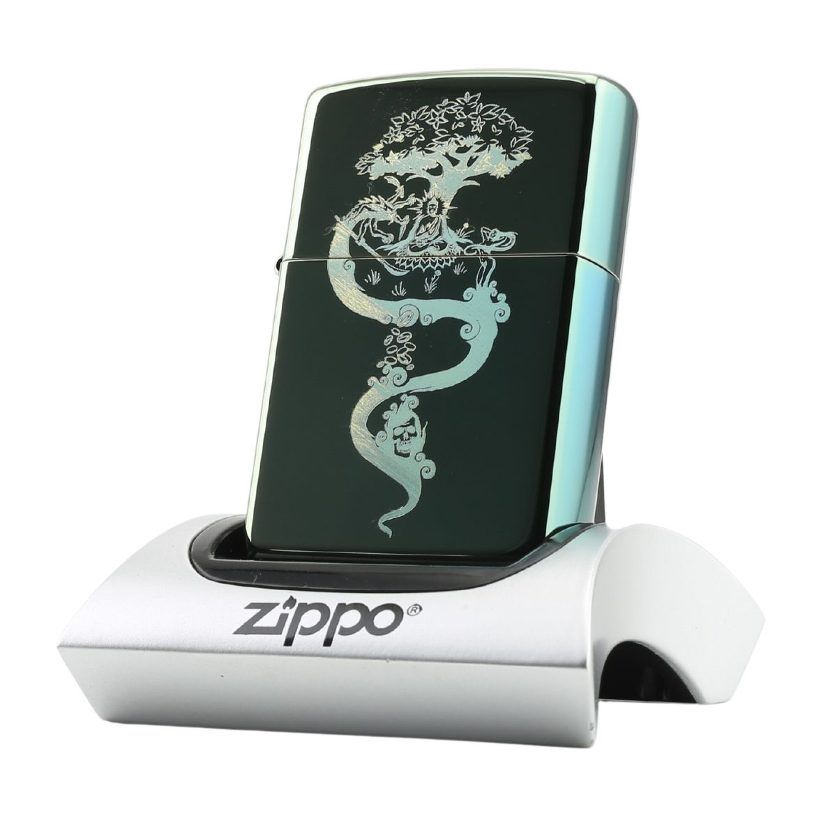 Zippo Khắc Phật Và Quỷ Cám Dỗ Mara cao cấp