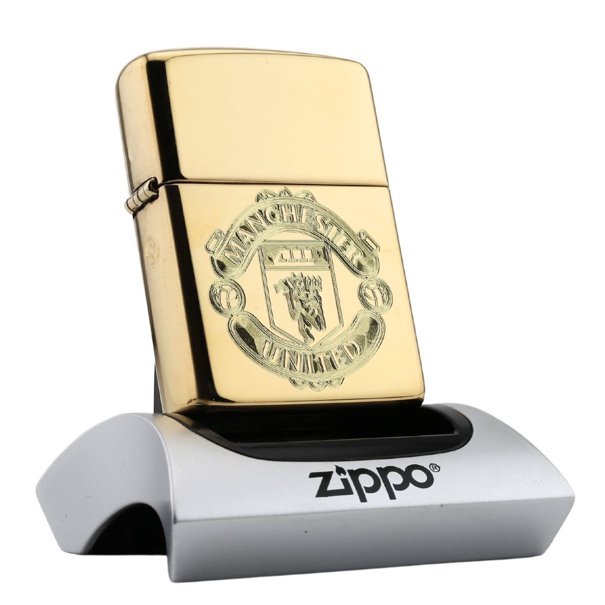 Zippo Khắc Logo Manchester United quà tặng