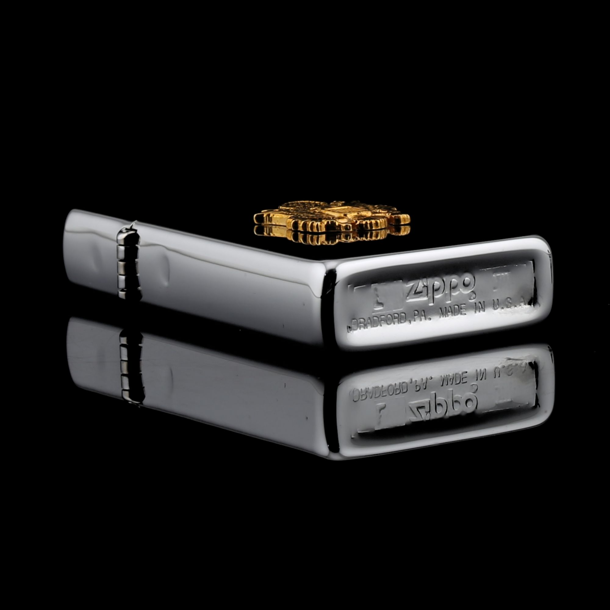 Zippo-GOLD-EMBLE-LOGO-UNITED-STATES-HIGH-POLISH-SLIM-1991-Zippo-la-ma-chinh-hang-tai-sai-gon-dep-doc-la