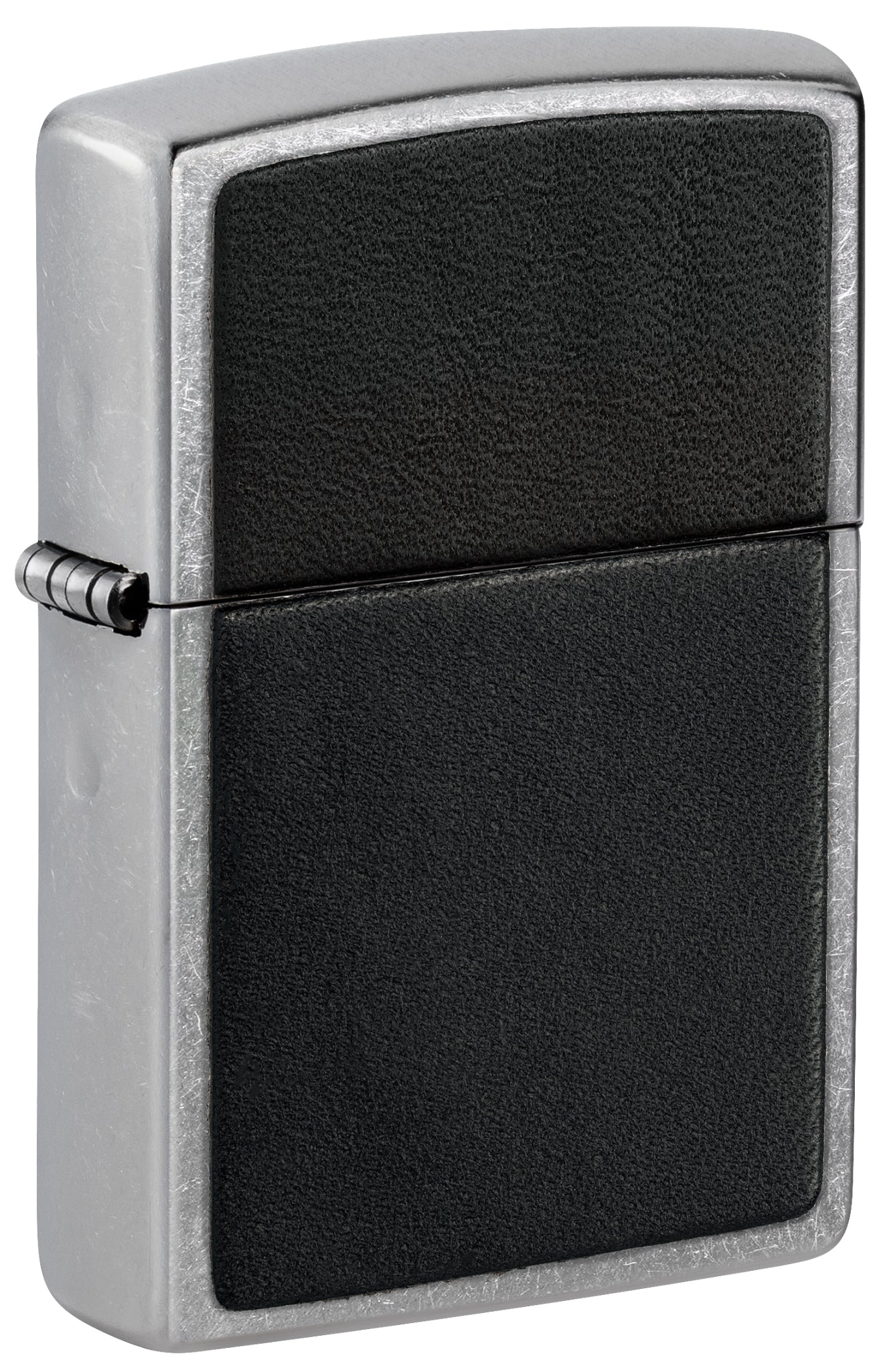 hop-quet-zippo-46778-black-leather-emblem-street-chrome