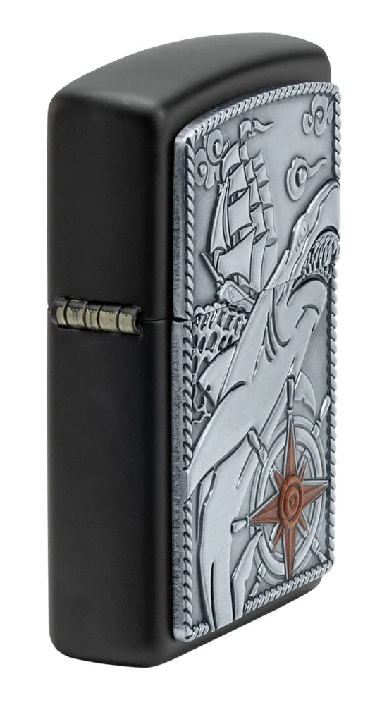 bat-lua-zippo-48120-ship-shark-emblem-design-mau-den-op-noi-thuan-buom-xuoi-gio