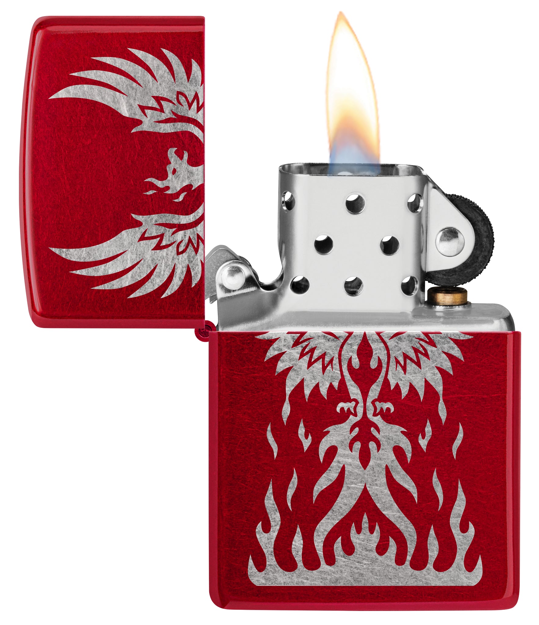ong-quet-zippo-mau-do-hinh-laser-phuong-hoang