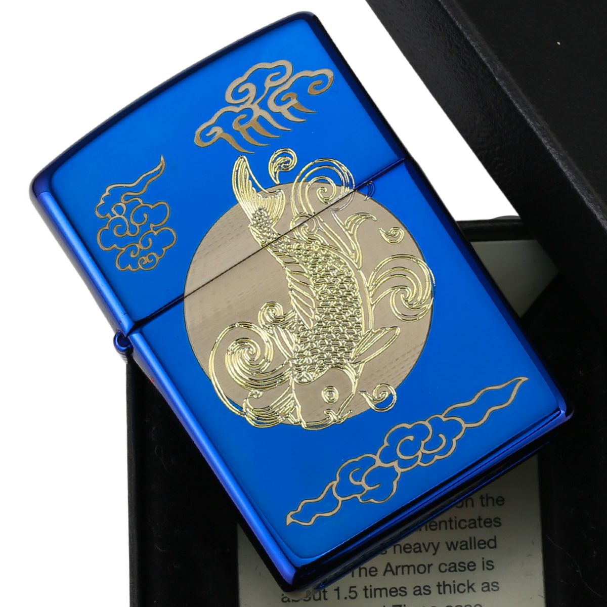 Zippo Khắc Cá Chép Vượt Vũ Môn ý nghĩa