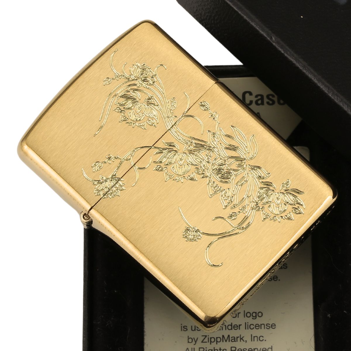 Zippo Phong Thủy Đầm Sen Kim Sắc sắc nét