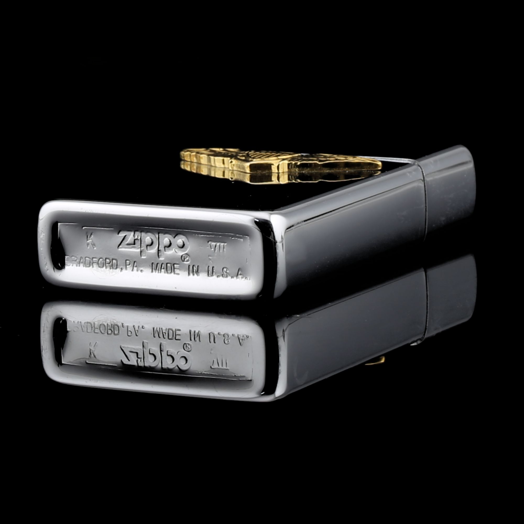 Zippo-WING-SHIELD-EMBLE-GOLD-HIGH-POLISH-SLIM-LIMITED-EDITION-1991-op-noi-logo-vang-uy-tin-tai-sai-gon