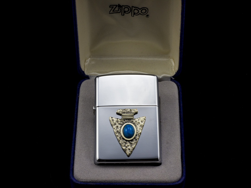 Zippo-la-ma-arrow-head-blue-stone-XVI-2000