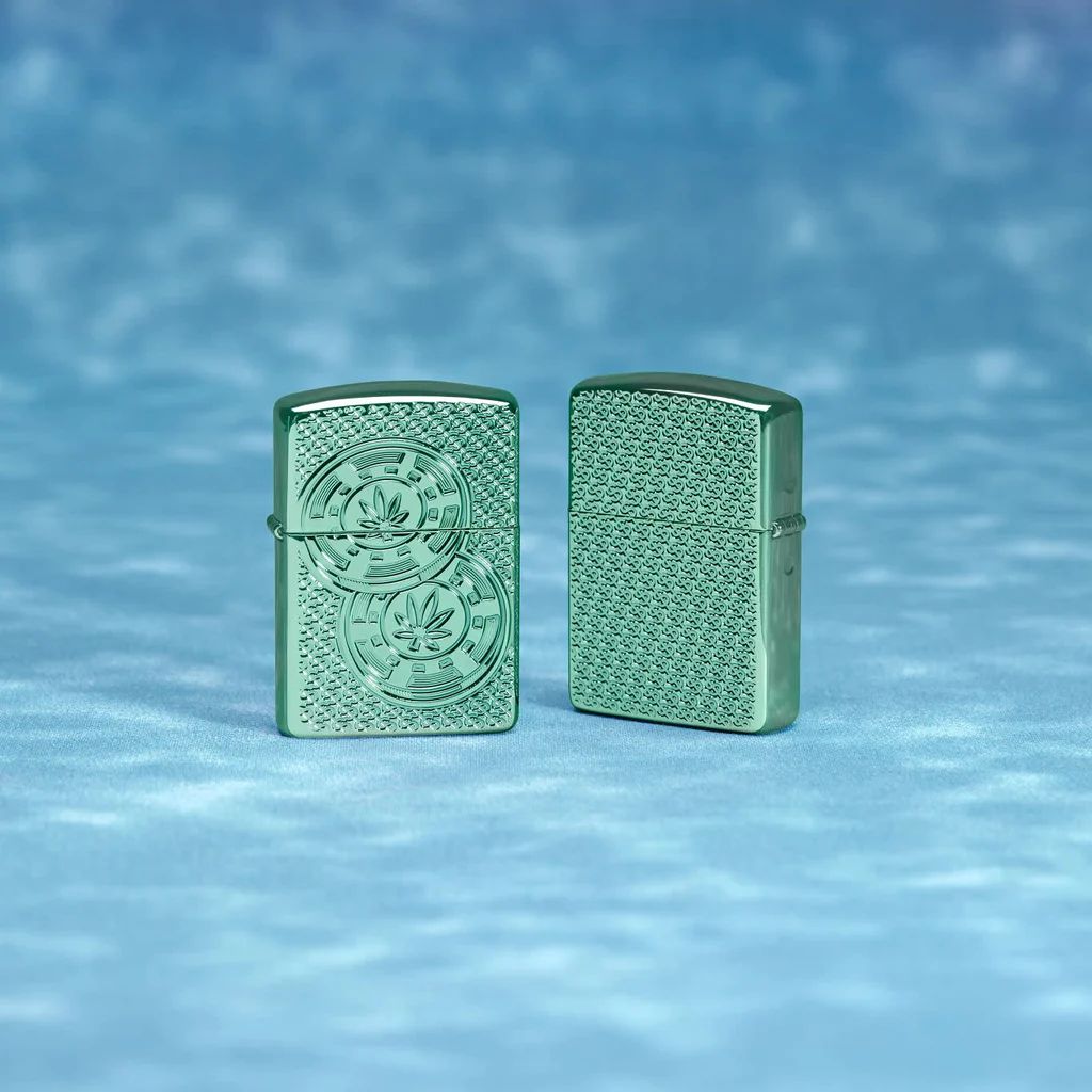 bat-lua-zippo-46144-cannabis-chips-design-deep-carve-high-polish-green