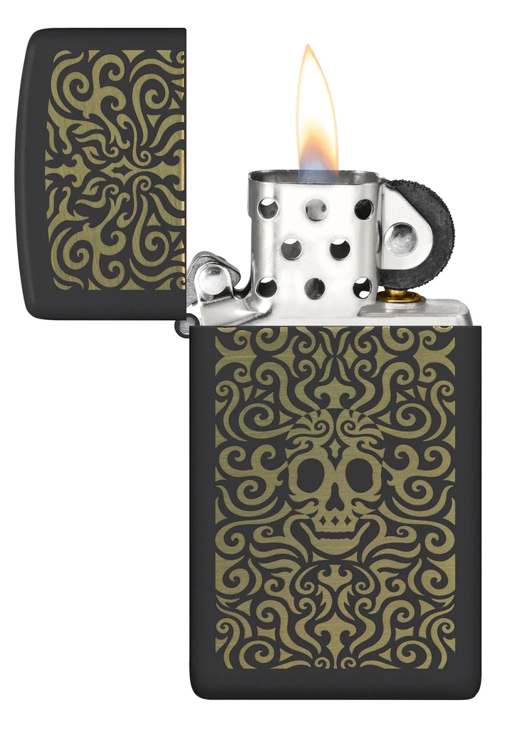 bat-lua-zippo-48564-slim-filigree-skull-design-zippo-mini-hoa-van-dep