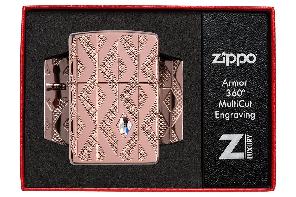 bat-lua-zippo-armor-geometric-diamond-pattern-design-49702-zippo-bieu-sang-trong