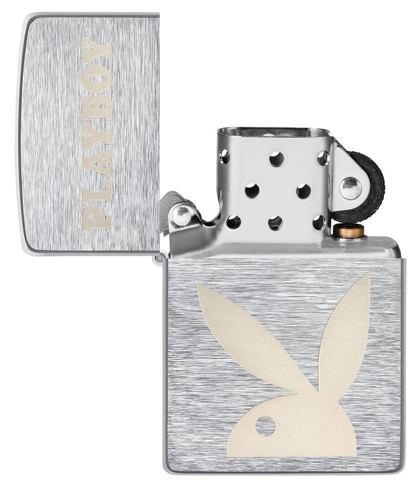 bat-lua--zippo-49831-playboy-rabbit-head-brushed-chrome-trang-nham-khac-hinh-con-tho