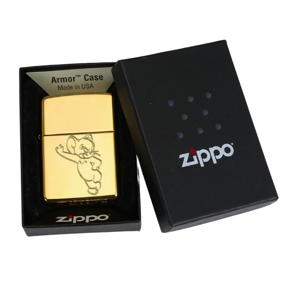 Zippo Khắc Chuột Jerry dễ thương