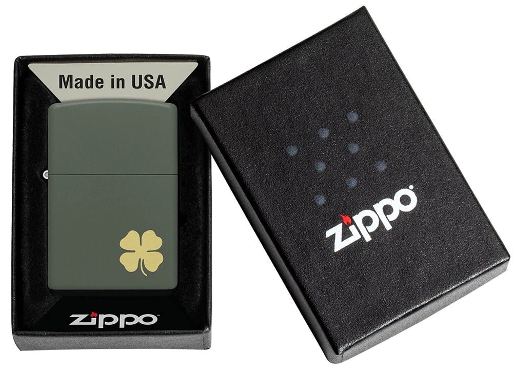 bat-lua-zippo-four-leaf-clover-49796-son-tinh-dien-mau-xanh