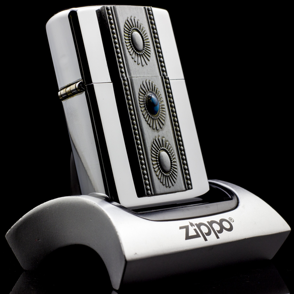 Zippo-Turquoise-Emblem-shield-2002-nhap-khau