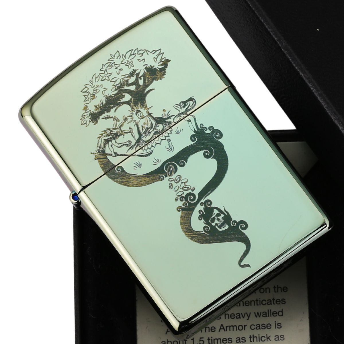 Zippo Khắc Phật Và Quỷ Cám Dỗ Mara độc quyền
