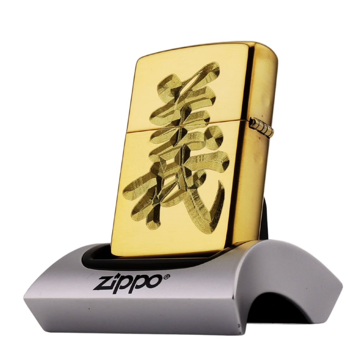 Zippo Khắc Hai Mặt Nghĩa Khí Quan Công sang trọng