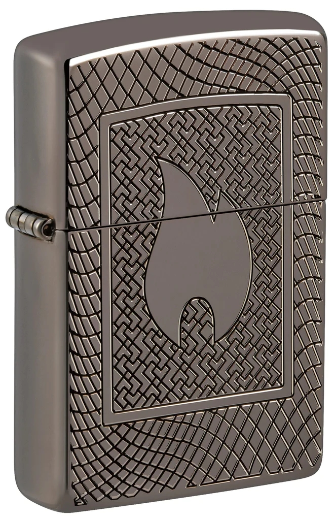 bat-lua-zippo-48569-flame-pattern-design-armor-black-ice