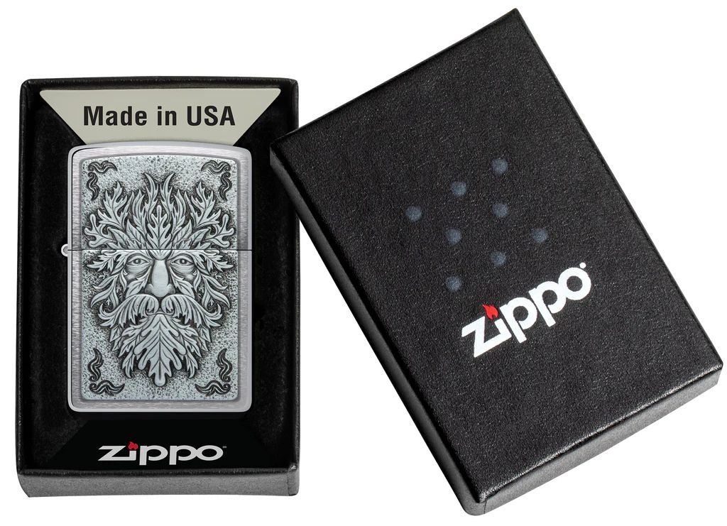 bat-lua-zippo-48906-greenman-emblem-brushed-chrome-hop-quet-xippo-giay-to-day-du