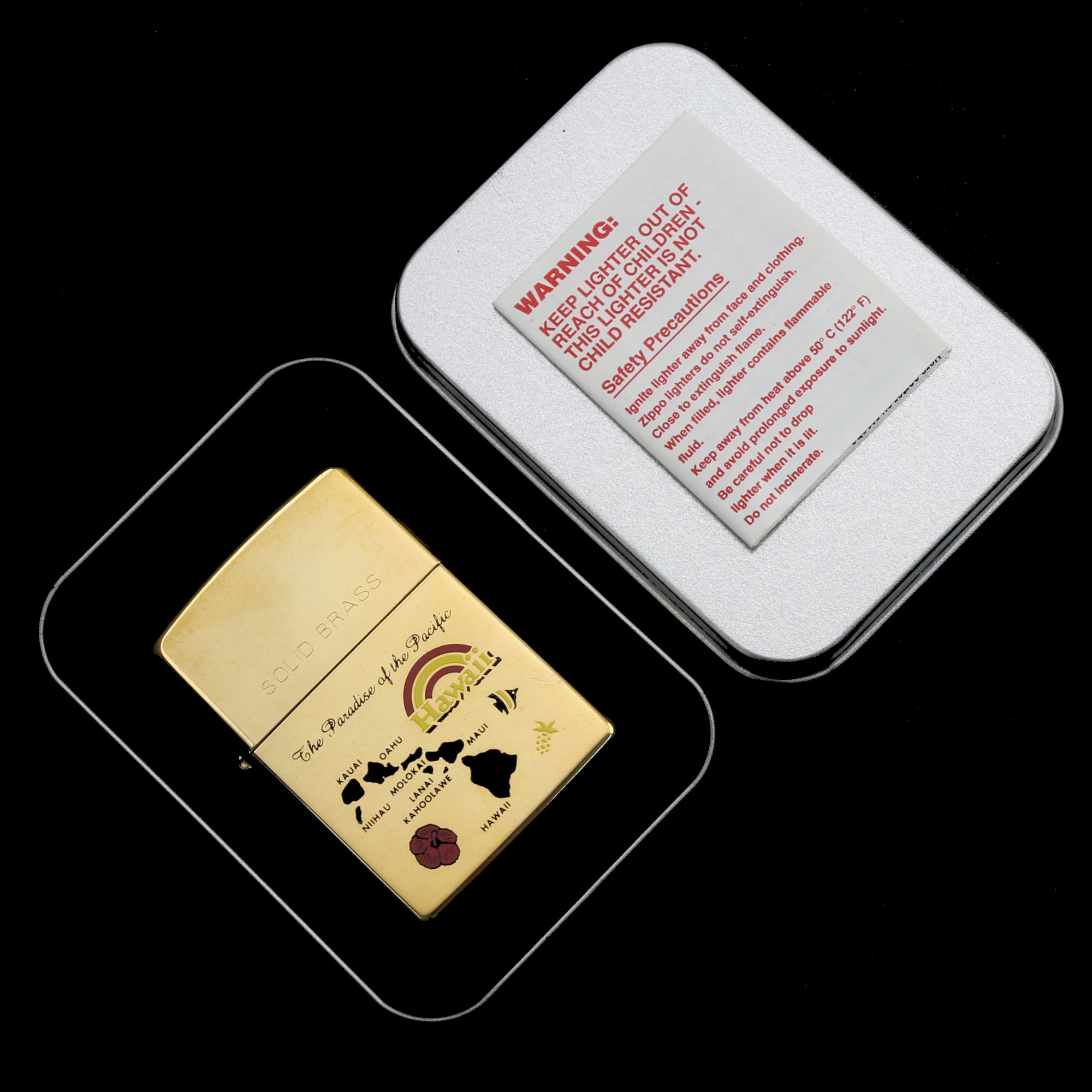 Zippo-SOLID-BRASS-THE-PARADISE-OF-THE-PACIFIC-HAWAII-A-XIII-1997-khang-dinh-dang-cap-su-thanh-cong