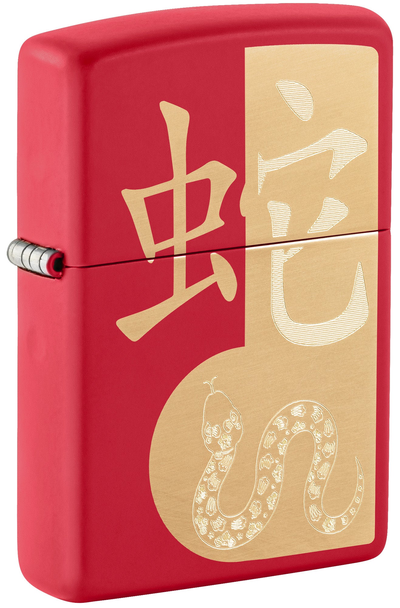 hop-quet-zippo-46300-year-of-the-snake-2025-laser-engrave-red-matte