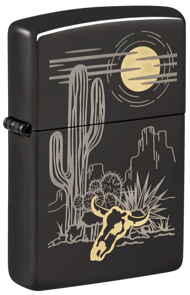 bat-lua-zippo-48968-western-design-laser-two-tone-high-polish-black