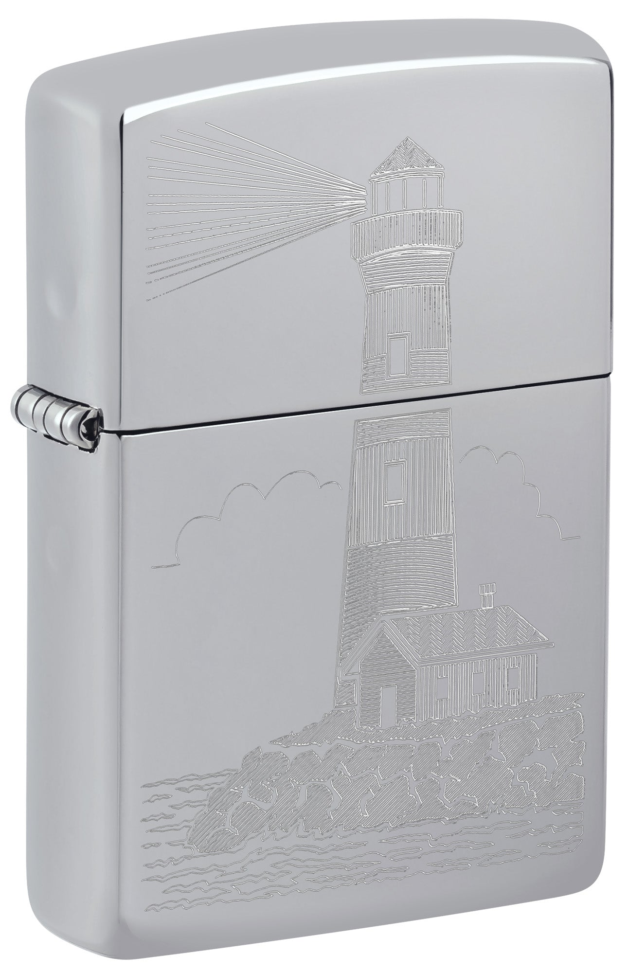 hop-quet-zippo-46725-lighthouse-design-auto-engrave-high-polish-chrome