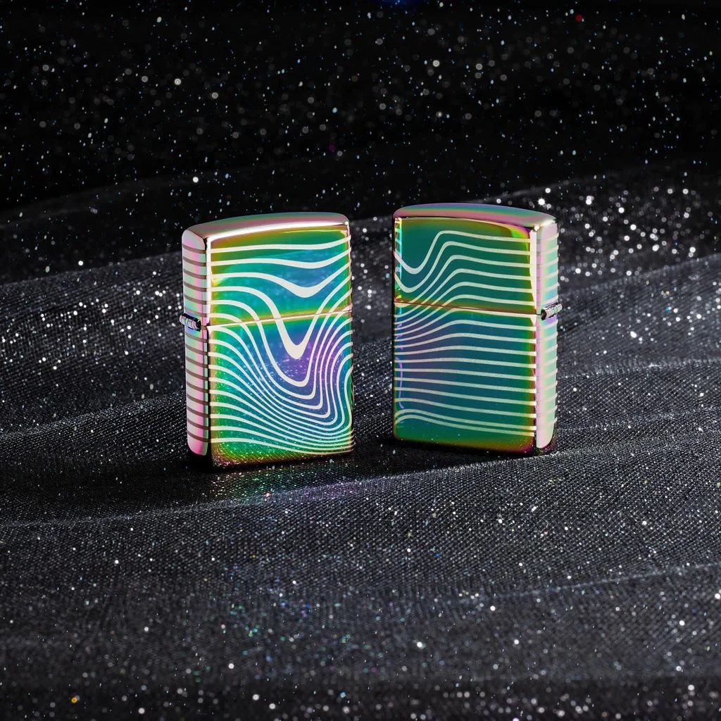 hop-quet-zippo-48775-wavy-pattern-design-laser-360-multi-color