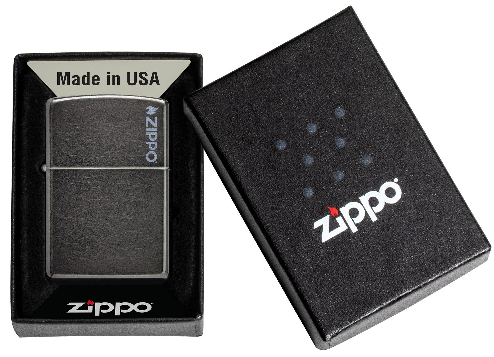bat-lua-zippo-mau-xam-co-logo