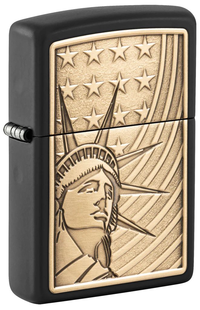 hop-quet-zippo-48921-lady-liberty-emblem-matte