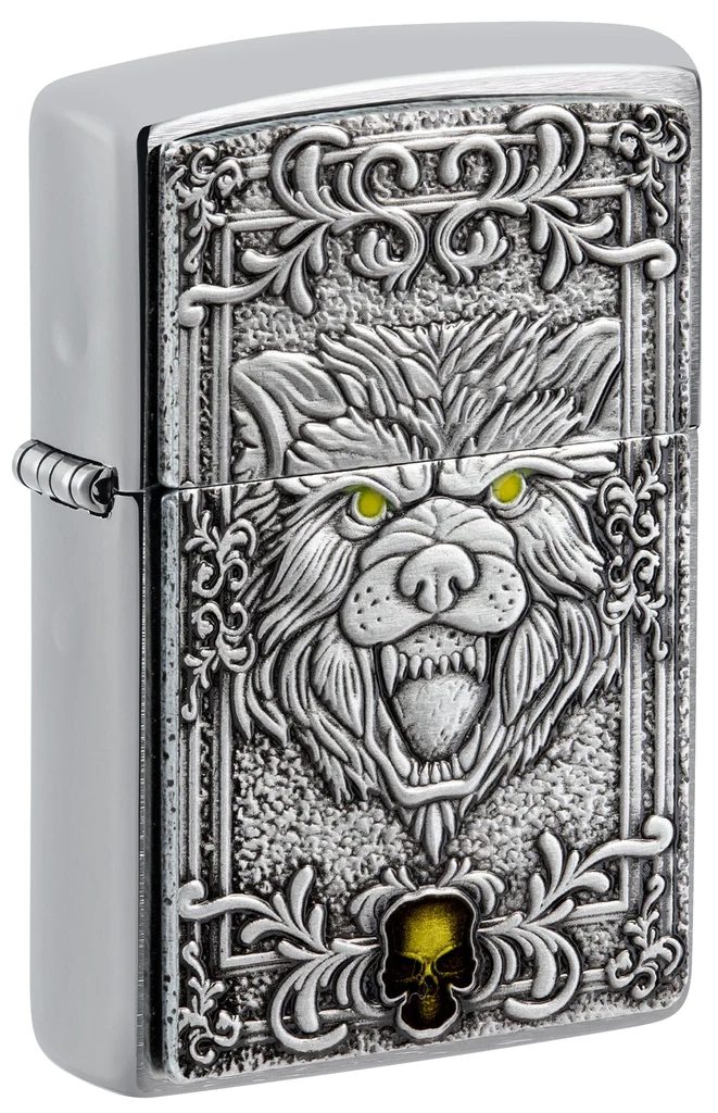 bat-lua-zippo-48690-wolf-emblem-design