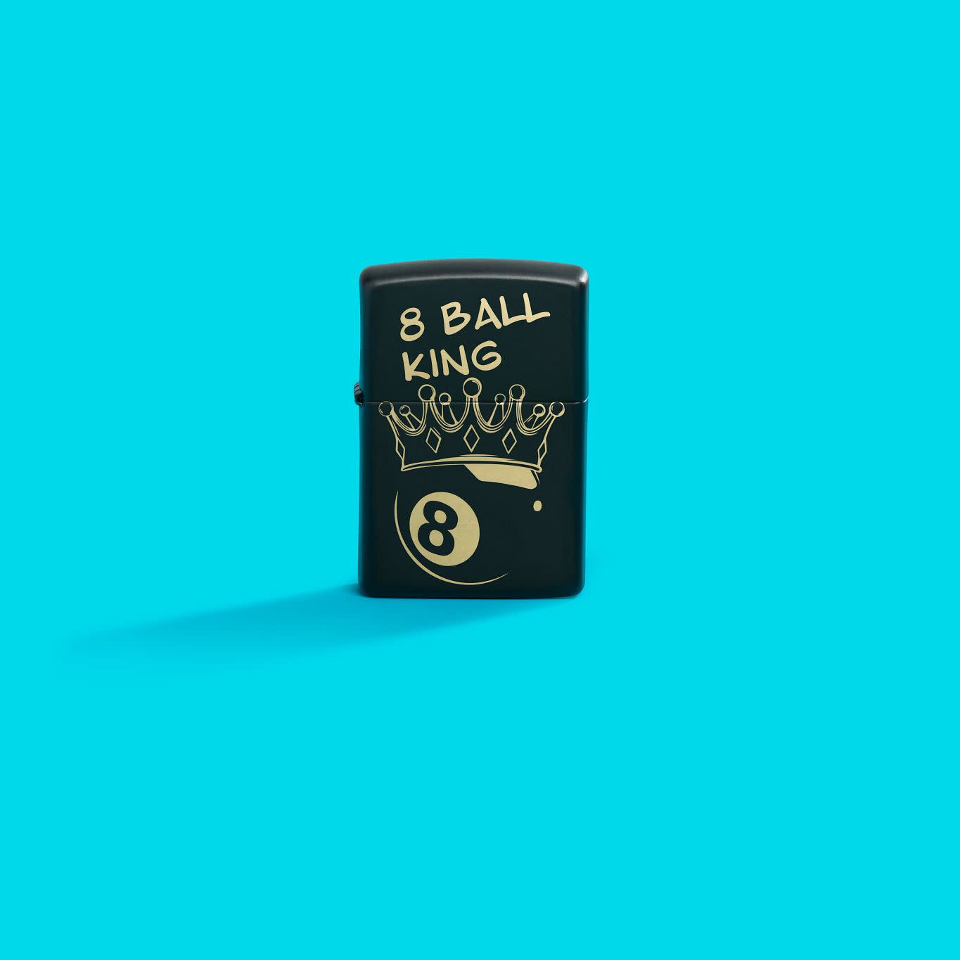 bat-lua-zippo-46291-billiards-champion-design-laser-engrave-black-matte