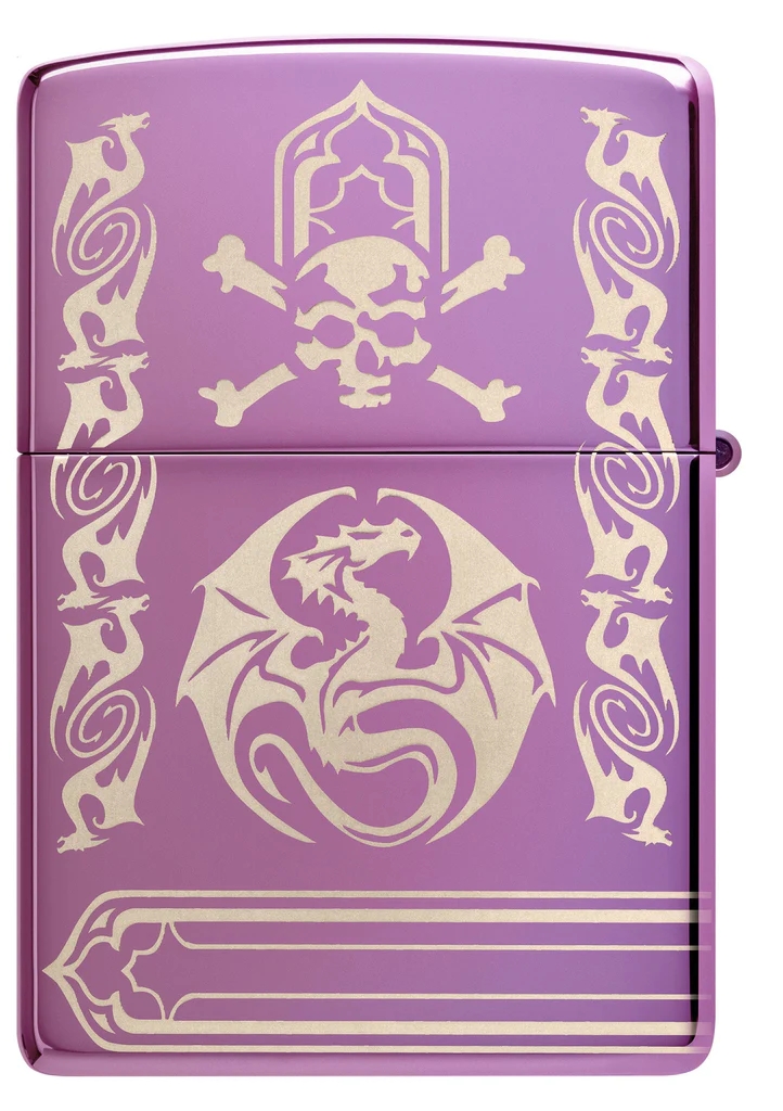 bat-lua-zippo-48574-anne-stokes-dragon-logo-high-polish-purple-khac-laser-hinh-rong