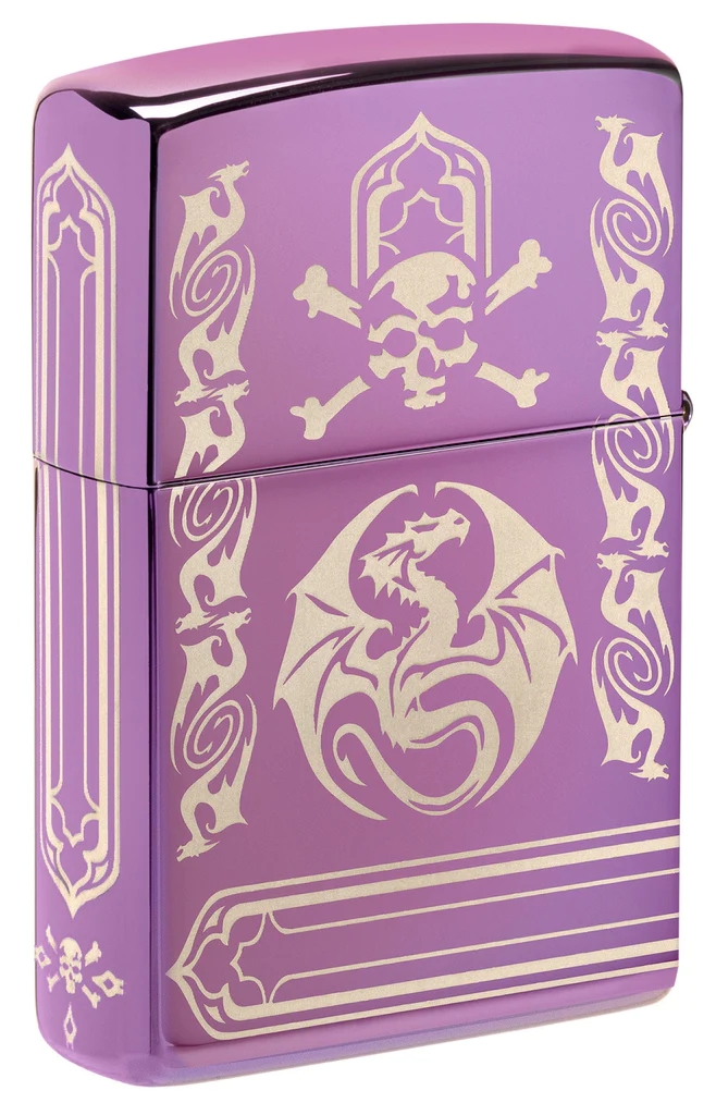 bat-lua-zippo-48574-anne-stokes-dragon-logo-high-polish-purple-khac-laser-dau-lau